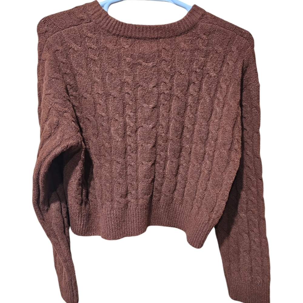 a new day Brown Cable Knit Sweater - Picture 2 of 7